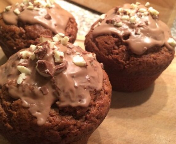 Nougat-Muffins