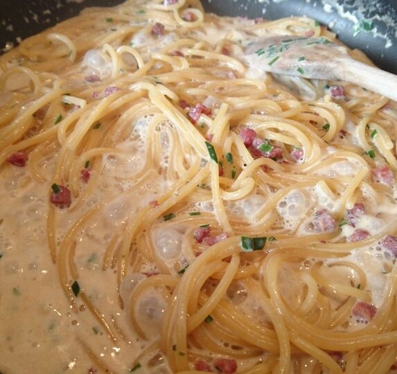 One Pot Pasta alla Carbonara