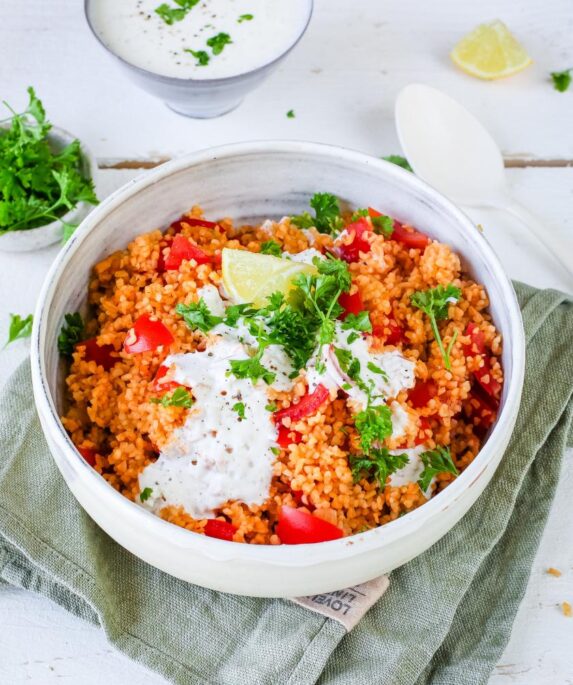 BULGUR PILAW. UND ZWAR DER SCHÖNSTE VON ALLEN!